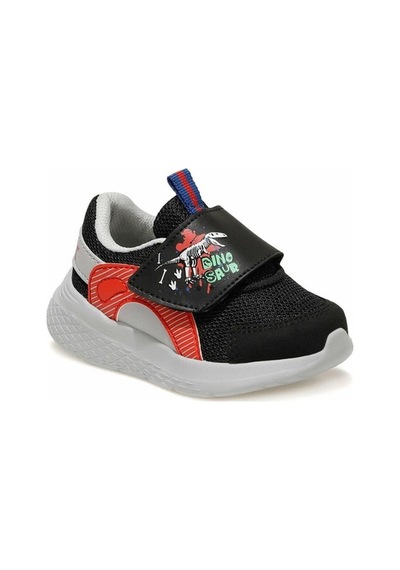 Kinetix Strenx 1Fx Erkek Çocuk Siyah-A.Gri-Kırmızı Günlük Sneaker
