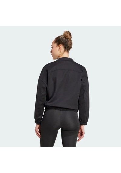 Adidas Yoga Essentials Cover-up Kadın Sweatshirt Jm4488 Siyah