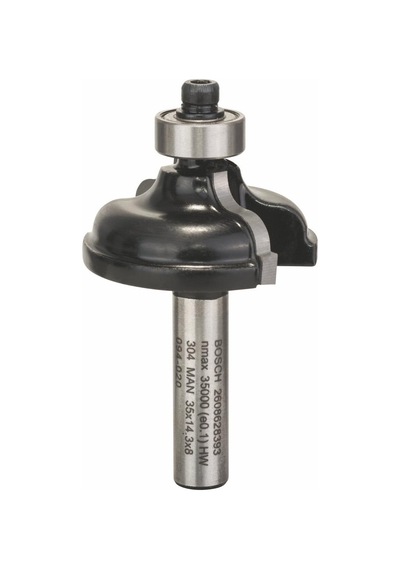 2608628393 Aksesuarı Profil Freze A 8 Mm, R1 4,8 Mm, G 11 Mm, L 14,3 Mm, G: 57 Mm