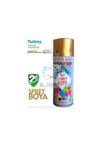 Altın Gold Sprey Boya 400ml Uygun Büyük Boy 2 Yıl Raf Ömrü