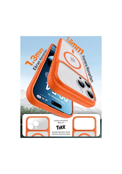 İphone 14 Pro Max Uyumlu Magsafe Manyetik Kılıf Kamera Korumalı, Çizgili Dokulu, Darbelere Ve Çizilmelere Karşı Dayanıklı, Şık Tasarım Telefon Kılıfı Turuncu İphone 14 Pro Max Uyumlu Magsafe Manyetik Kılıf Kamera Korumalı, Çizgili Dokulu, Darbelere Ve Çizilmelere Karşı Dayanıklı, Şık Tasarım Telefon Kılıfı Turuncu
