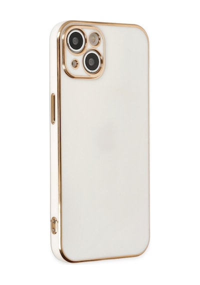 Apple iPhone Uyumlu - 14 Plus Kılıf Volet Silikon - Beyaz