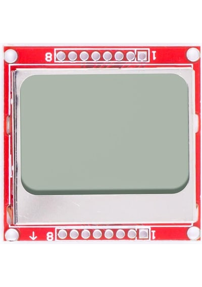 Nokia 5110 84×48 LCD Display Kırmızı Modül