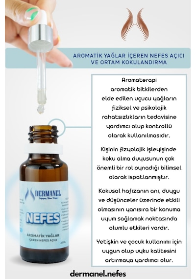 Dermanel Aromatik Yağlar İçeren Nefes Açıcı 20 ML