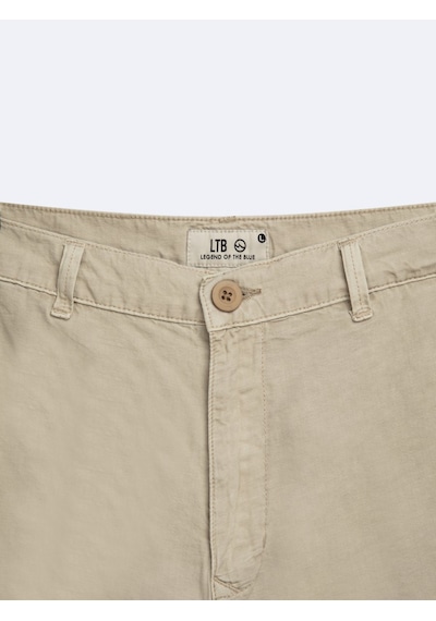 LTB Spor Comfort Fit Bej Bermuda