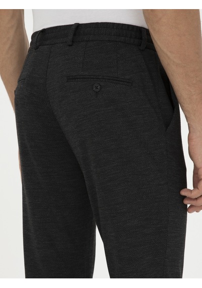 Cacharel Siyah Slim Fit Yün Karışımlı Pantolon Cacharel Siyah Slim Fit Yün Karışımlı Pantolon