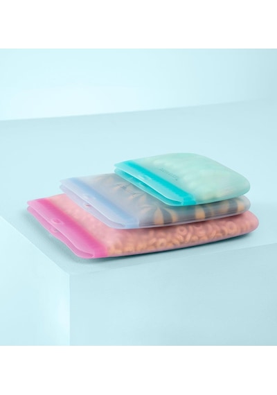 Tupperware Silikon İnce Büyük Çanta Saklama Kabı Şeffaf
