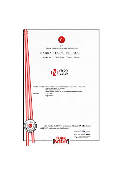 Tek Kişilik Lüks Ergonomik Visco Yaysız Yatak 80x200cm Niron Star