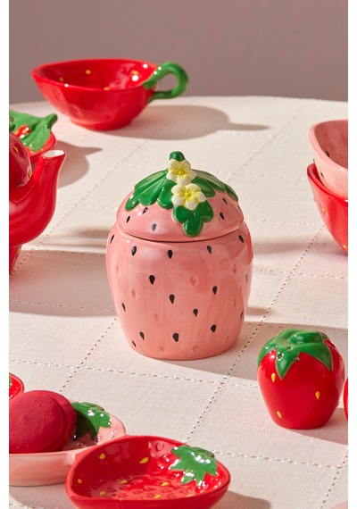 Karaca Strawberry Şekerlik 350 Ml Pembe