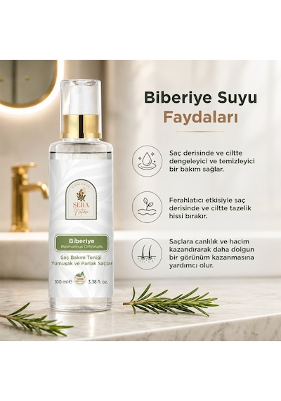Sera Natura Saf Biberiye Suyu Saç Bakım Toniği 100 ML