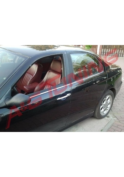 Alfa Romeo 156 Krom Cam Çıtası 1997 Üzeri 4Prç Paslanmaz Çelik N11.4851