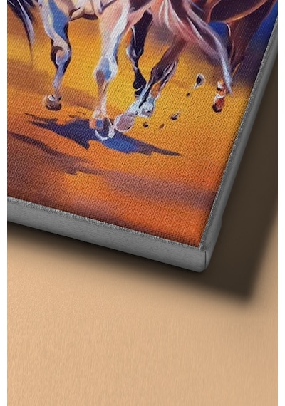 Webstyle Sayılarla Boyama Seti Kasnaklı Vahşi Atlar 40 X 50 Cm