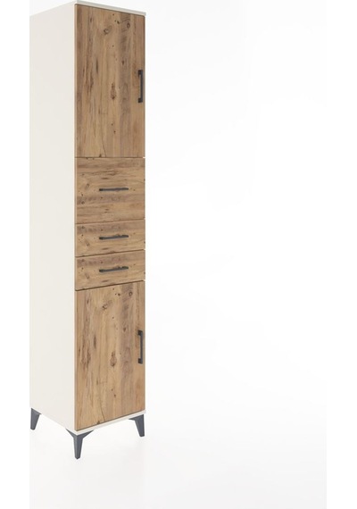 Hyperion Dolap 3 Raflı 3 Çekmeceli 2 Kapaklı 44x44x221 Aytaşı-çam Aytası