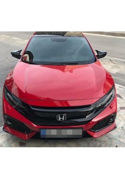 Honda Civic Fc5 Fk7 Batman Yarasa Ayna Kapağı Piano Black Abs Pla