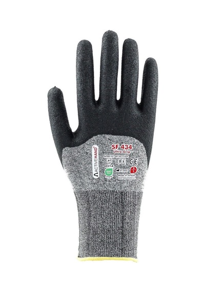 Köpük Nitril Kaplı Sandy Finish Polyester Eldiven Sf 434 Gr/sy No:9