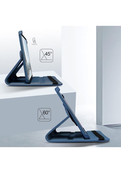 Lenovo Tab K11 Tb-330fu Uyumlu Kılıf Dönebilen Standlı Tablet Kılıfı + Ekran Koruyucu + Kalem