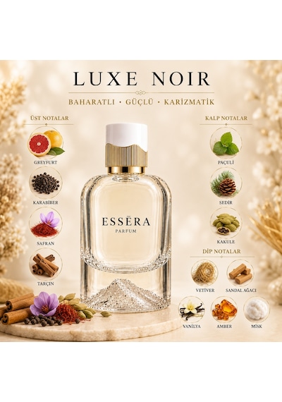 Essera Parfüm Luxe Noir Erkek Parfüm EDP 50 ML