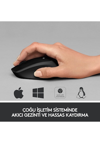 M330 Sılent Kablosuz Siyah 910-004909 Diğer