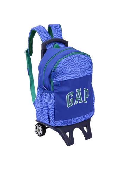 Gap Kids Mavi Erkek Çocuk Çekçekli Çanta 15964-gap Kıds Çekçek Sırt Çantası Saks Mavi
