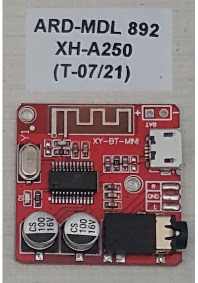 Ugurtekno-Xh-A250 Mp3 Bluetooth 4.1 Alıcı - Kablosuz Stereo Müzik Modülü