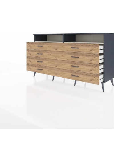 Hyperion Konsol 2 Raflı 8 Çekmeceli 176x44x99 Antrasit-aytaşı/ça Antrasit-aytaşı/çam Hyperion Konsol 2 Raflı 8 Çekmeceli 176x44x99 Antrasit-aytaşı/ça Antrasit-aytaşı/çam