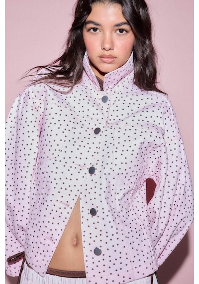 Defacto Regular Fıt Gömlek Yaka Gabardin Pembe Ceket H5733ax26smpn440 Pembe-pn440