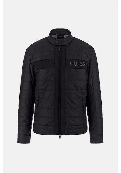 Guess Erkek Şişme Mont Siyah