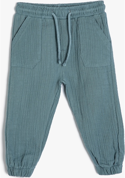 Koton Jogger Pantolon Cep Detaylı Beli Lastikli Dokulu Mavi 4smb40011tw 4SMB40011TW614 Mavi Koton Jogger Pantolon Cep Detaylı Beli Lastikli Dokulu Mavi 4smb40011tw 4SMB40011TW614 Mavi