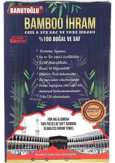 Lüx Bamboo İhram Beyaz