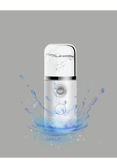 Hubrendy Tekno Taşınabilir Şarjlı Buhar Nemlendirici Kablosuz Akıllı Pro Teknolojili Mini Cilt Ve