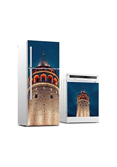 Buzdolabı Ve Bulaşık Makinası Beyaz Eşya Sticker Kaplama Galata Kulesi Diğer