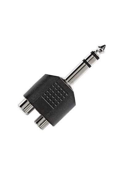 6.3mm Stereo Erkek To 2x 6.3mm Rca Dişi Çevirici Jak Amfi Jakı