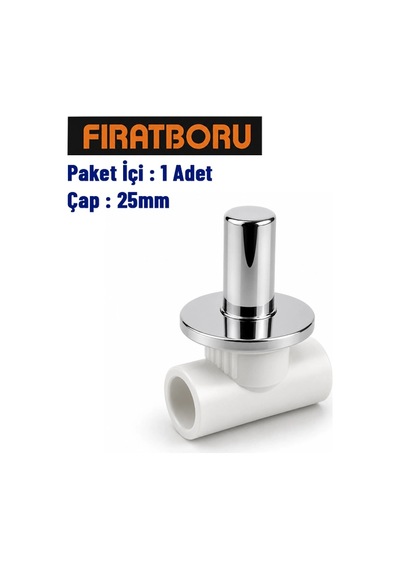 Fırat Krom Lüx Gizli Vana 25mm, 1 Adet, 7b84025191