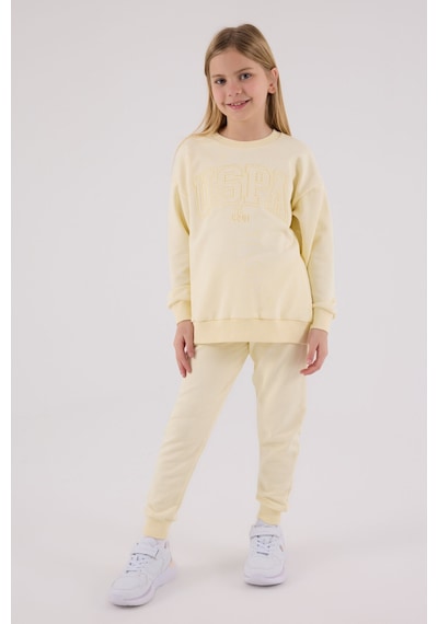 U.S. Polo Assn. U.s. Polo Assn Kız Çocuk Sarı Eşofman Takımı 5274-48830 Sarı