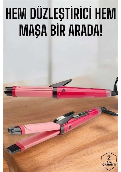Hem Düzleştirici Hem Maşa Saç Şekillendirici Çok Renkli 63780313