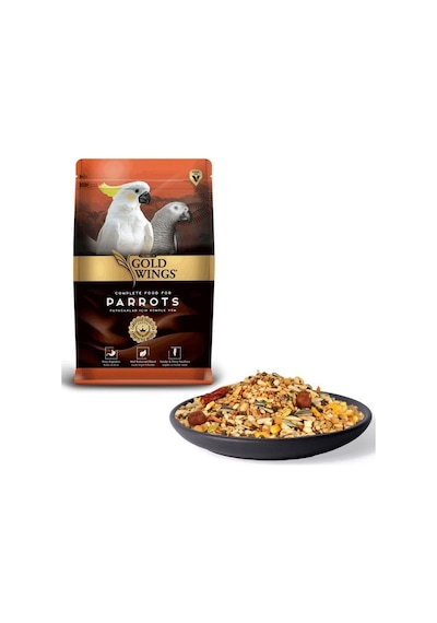Gold Wings Premium Papağan Kuş Yemi 1 Kg