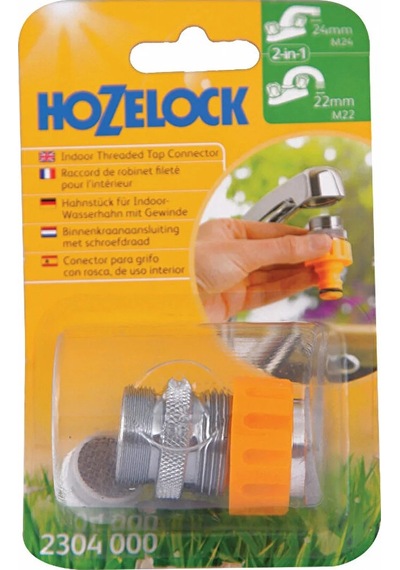 Hozelock İç Mekan Musluk Hortum Bağlantı Aparatı Çelik İç ve Dış Pasolu