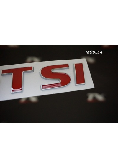 Tsi Bagaj Krom Metal 3m 3d Logo Amblem