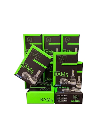 Mach Bam5 H3 Led Xenon Şimşek Etkili 6400 Lm
