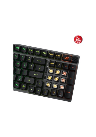 Asus Rog Strix Scope Iı 96 Wireless Rx Red Switch Rgb Mekanik Kablosuz Gaming Klavye