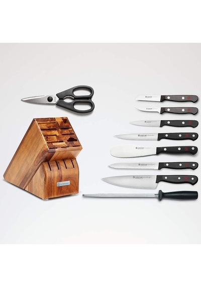 Wüsthof Gourmet 10 Parçalı Akasya Bıçak Bloğu Seti Takımlar Çok Renkli