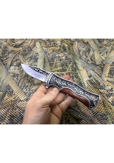 Haps Bugs Özel Kabartmalı Motif Kamp Çakı Siyah