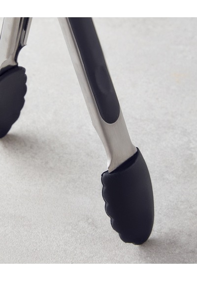 Amity Paslanmaz Çelik Maşa 26 Cm Siyah
