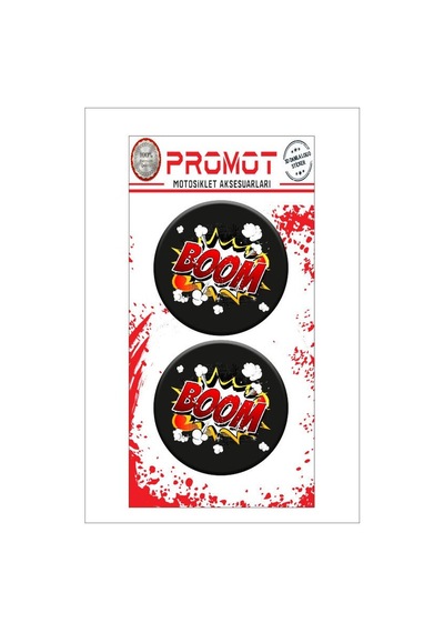 Unıversal Boom Damla Logo Sticker Diğer