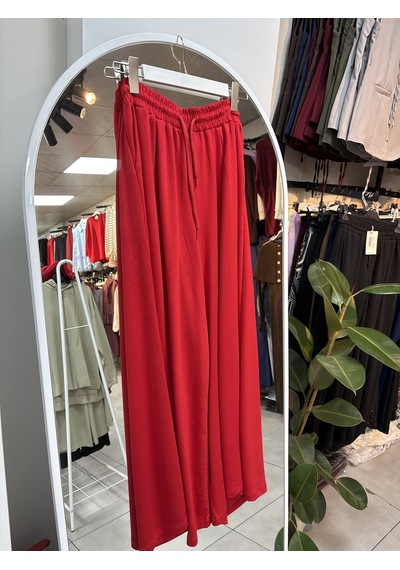 Nirva Butik Kapşonlu Fermuarlı Takım Pantolon Etekli Owrl Kırmızı