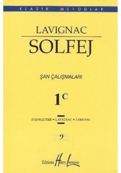 Lavignac Solfej 1C - Küçük Boy N11.27894