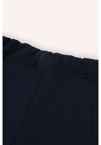 Kız Bebek Beli Lastikli Lacivert Pantolon 5652858