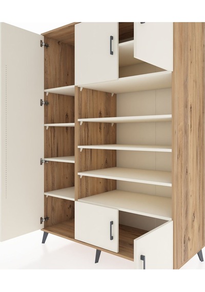 Kronos Dolap 10 Raflı 5 Kapaklı 132x59x195 Çam-aytaşı/aytaşı Çam Kronos Dolap 10 Raflı 5 Kapaklı 132x59x195 Çam-aytaşı/aytaşı Çam