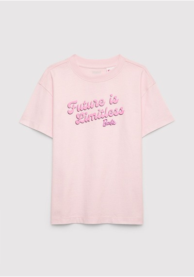 Mavi - Barbie Baskılı Pembe Tişört 7610455-90773