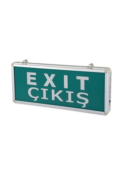 Ct-9175 3 Watt Acil Çıkış Exıt Levhası Ledli Şarjlı Çok Renkli